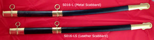 Scabbard Only (Leather or Metal), for M1850 US Foot Officer's Sword