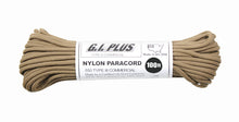 Load image into Gallery viewer, Nylon Paracord Type III 550lb 100ft
