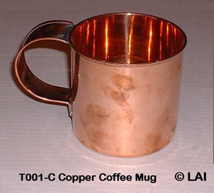 T001-C/SM, Copper Coffee Mug Small