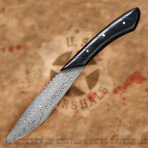Damascus Traveler's Knife